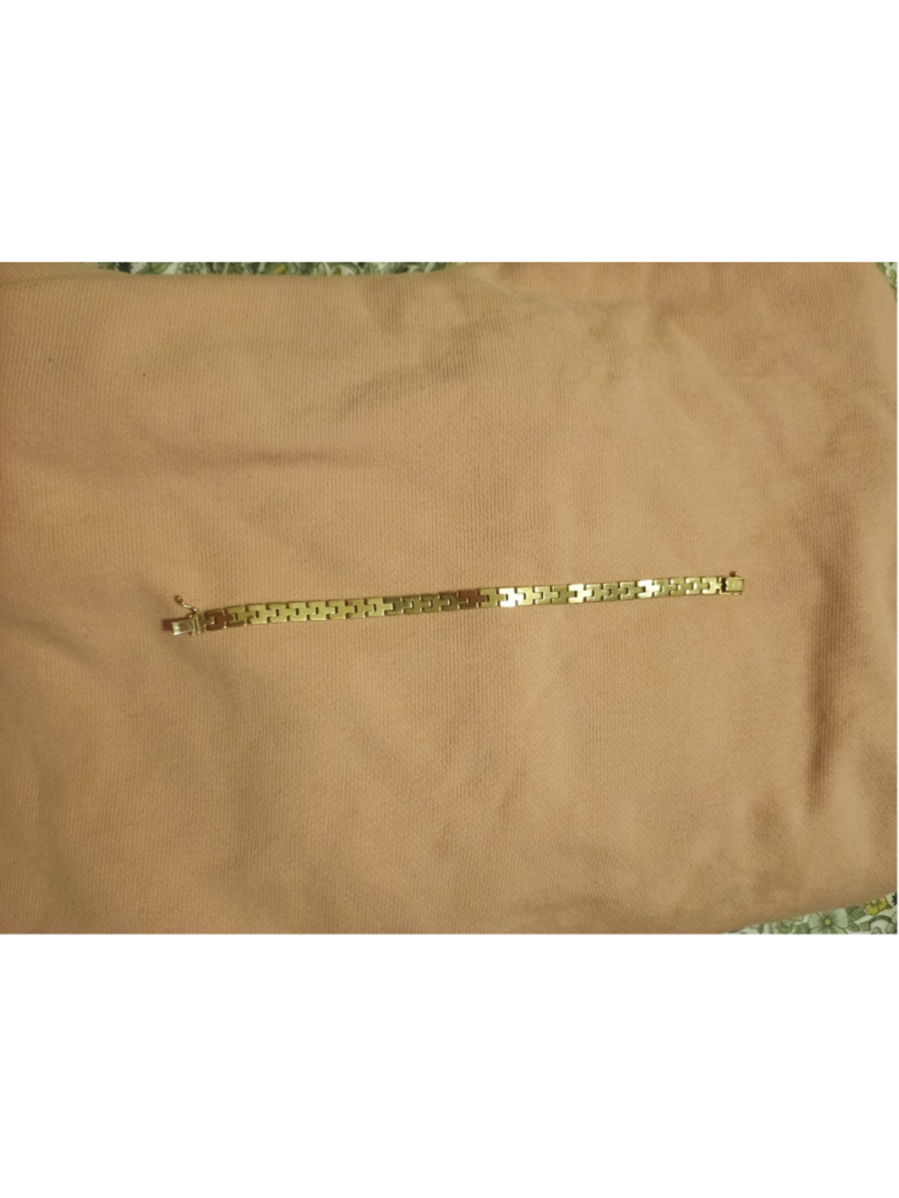 Vintage 14K Yellow Gold Panther Link Bracelet – 7 Inches, 10.6g